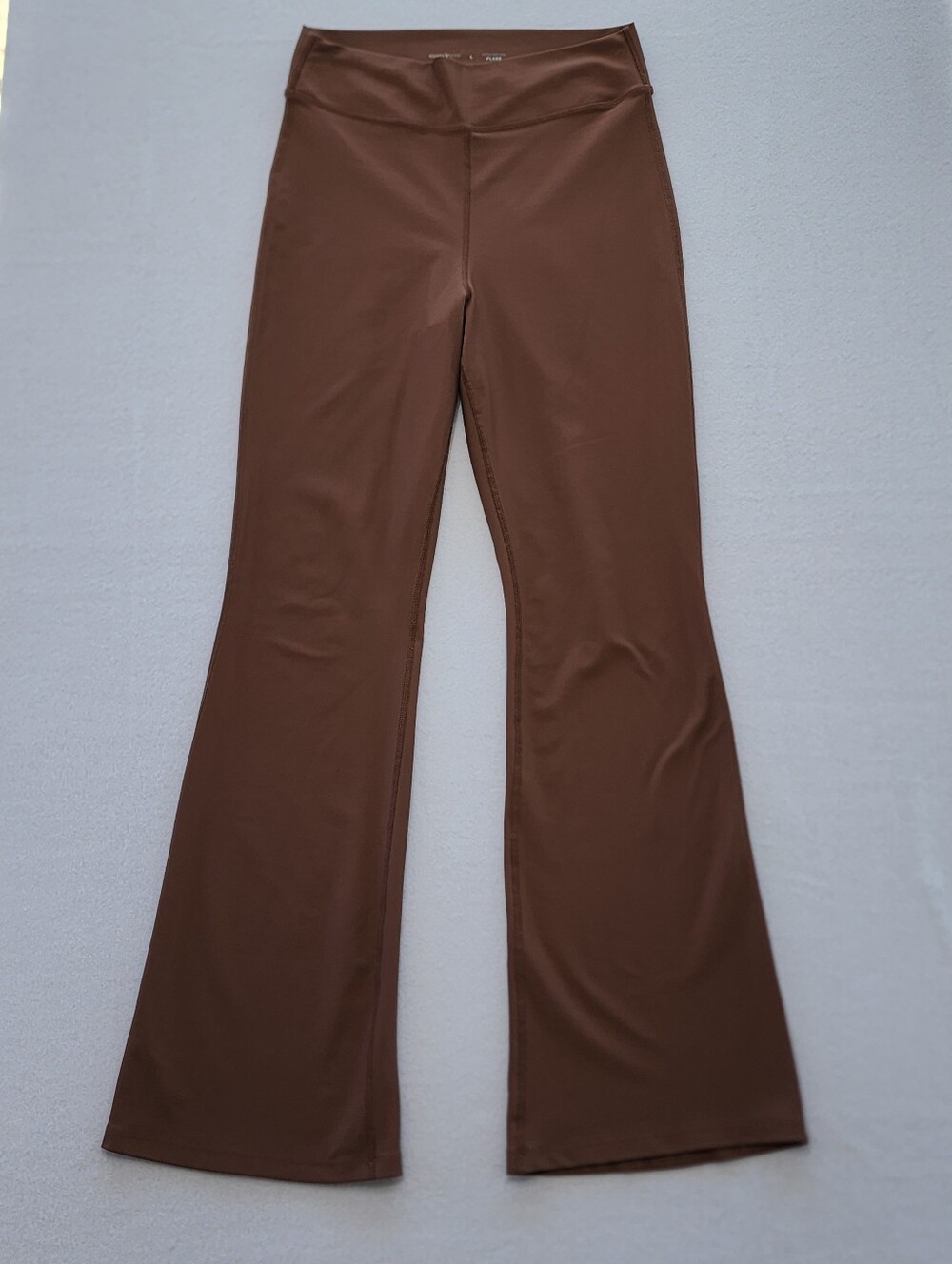 Old Navy PowerSoft Extra High Rise Flare Leggings Brown Yoga Pants Women's L